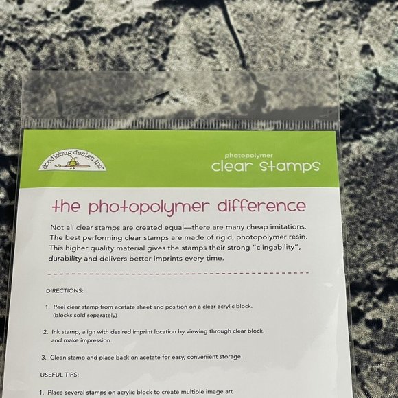 Doodlebug Design MEMORIES Photopolymer Clear Stamps - Picture 7 of 8